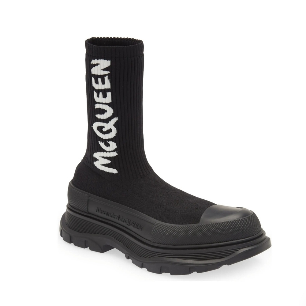 ALEXANDER McQUEEN Graffiti Sock Boot